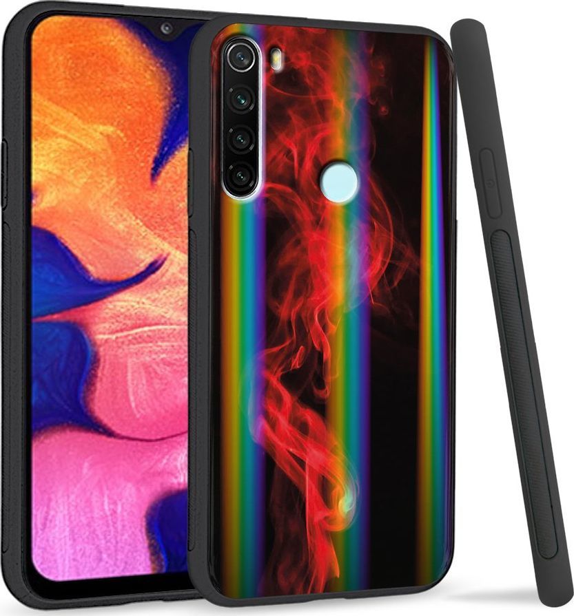 Super Fashion Etui Rainbow Series na Xiaomi Redmi Note 8 Red smoke 1