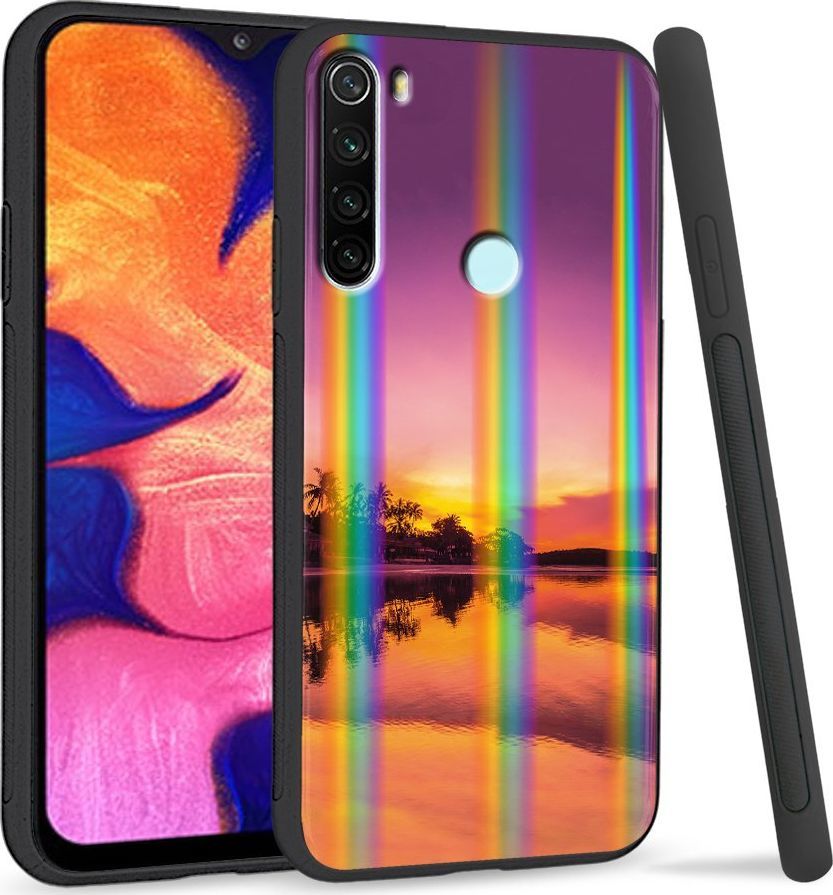 Super Fashion Etui Rainbow Series na Xiaomi Redmi Note 8 Purpurowe niebo 1