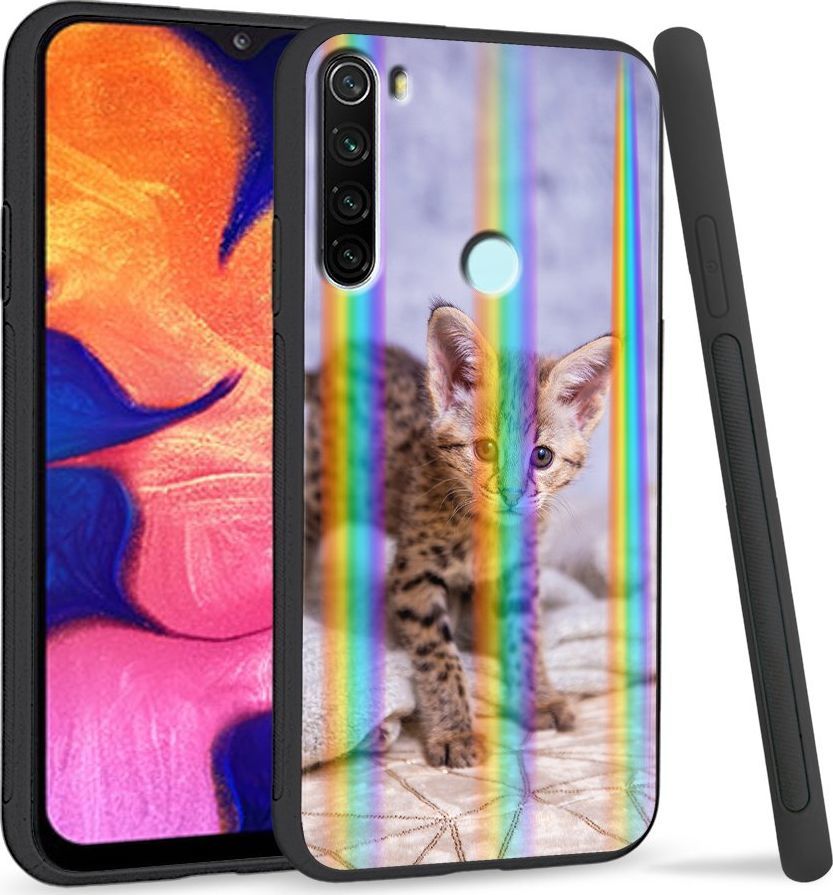 Super Fashion Etui Rainbow Series na Xiaomi Redmi Note 8 Baby kitty 1