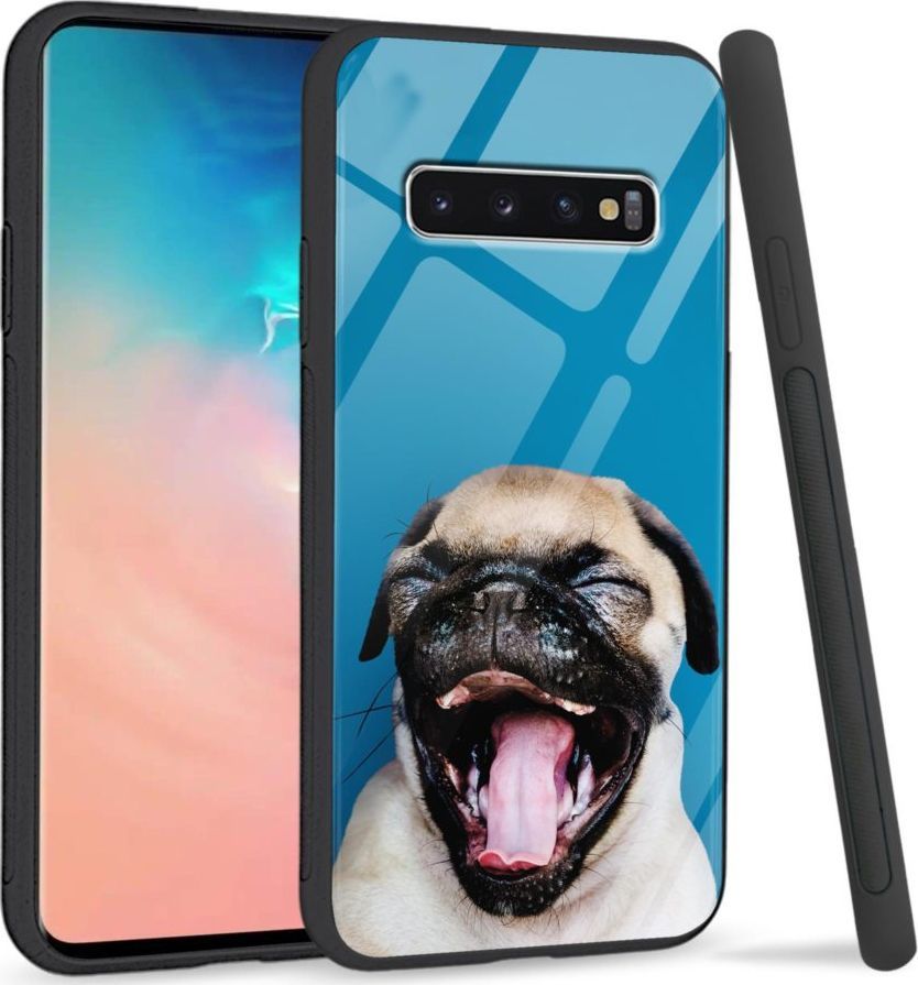 Super Fashion Etui na telefon Samsung Galaxy S10 Plus Premium Case Pug 1