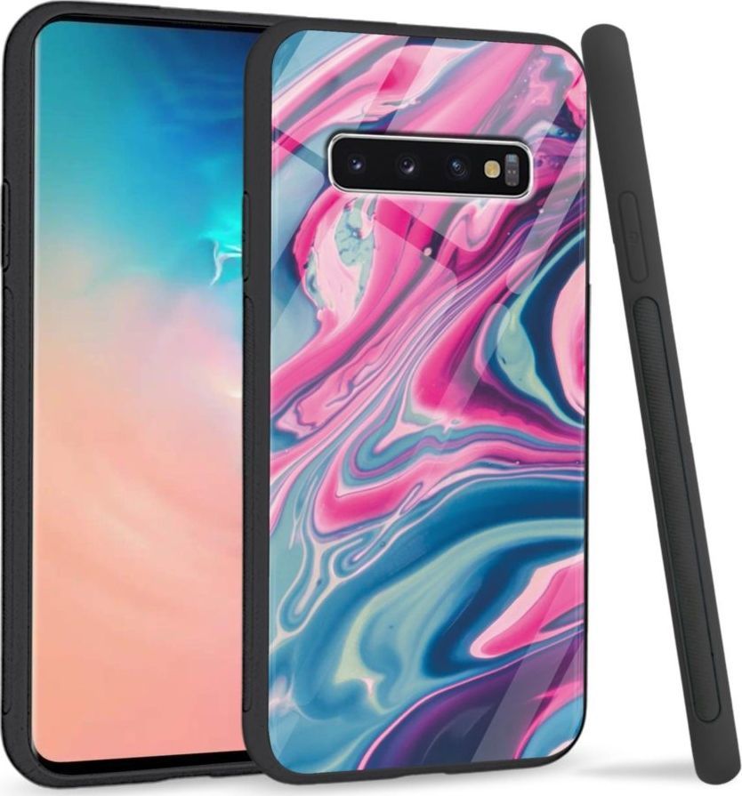 Super Fashion Etui na telefon Samsung Galaxy S10 Plus Premium Case Liquid Abstract 1