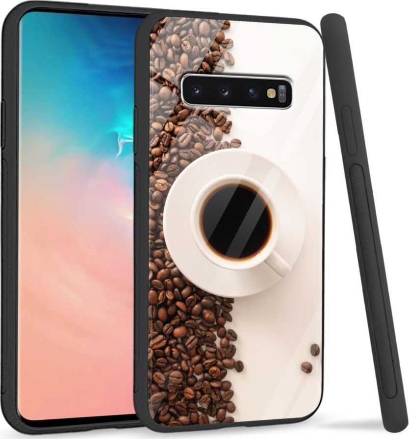 Super Fashion Etui na telefon Samsung Galaxy S10 Plus Premium Case Coffee Cup 1