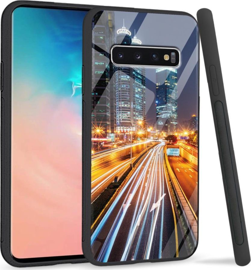 Super Fashion Etui na telefon Samsung Galaxy S10 Plus Premium Case Night City 1