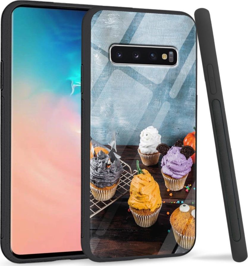 Super Fashion Etui na telefon Samsung Galaxy S10 Plus Premium Case Icecream cupcakes 1