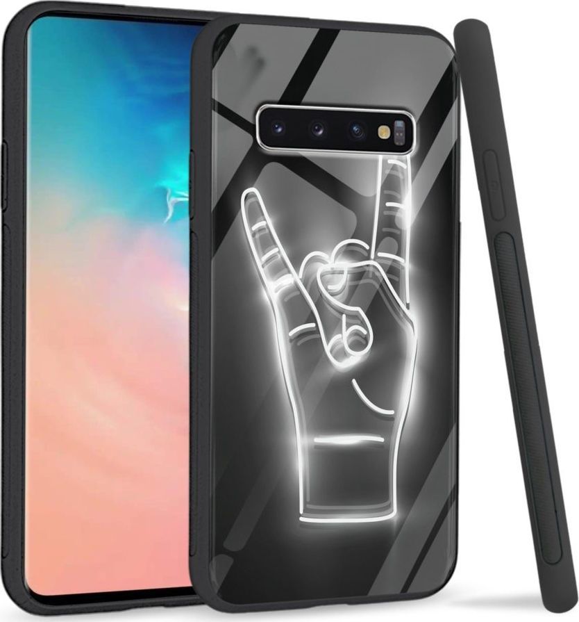 Super Fashion Etui na telefon Samsung Galaxy S10 Plus Premium Case We Rock 1