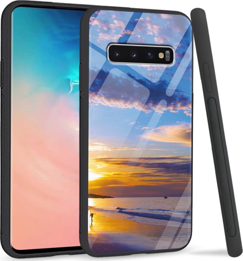 Super Fashion Etui na telefon Samsung Galaxy S10 Plus Premium Case Beach sky 1