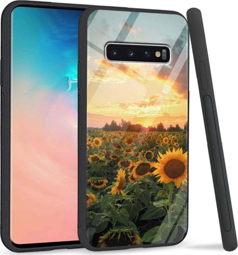 Super Fashion Etui na telefon Samsung Galaxy S10 Plus Premium Case Sunflower Garden 1