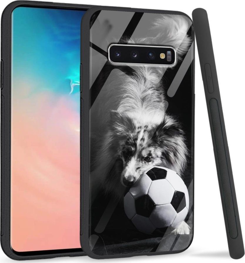 Super Fashion Etui na telefon Samsung Galaxy S10 Plus Premium Case Dog with ball 1