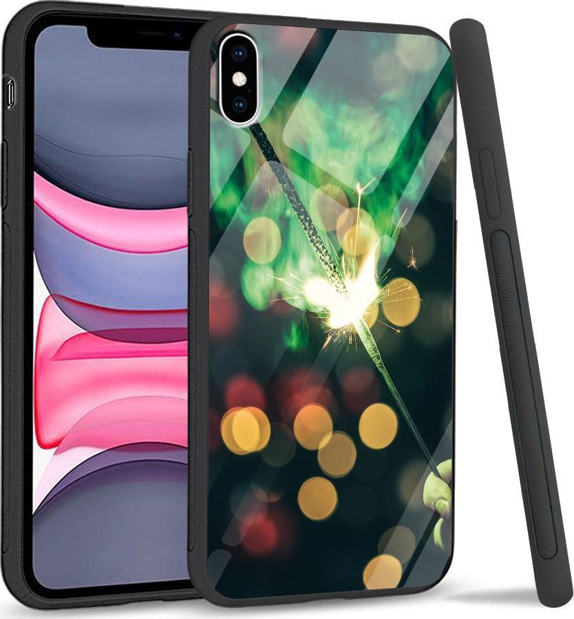 Super Fashion Etui na telefon Apple Iphone X/XS Premium Case Firework 1