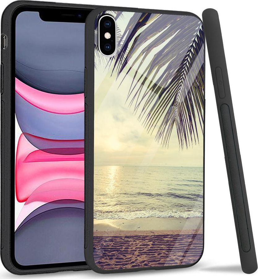 Super Fashion Etui na telefon Apple Iphone X/XS Premium Case Beach side 1