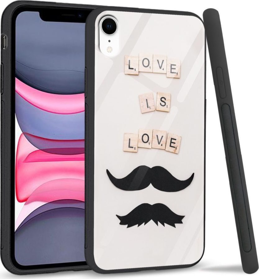 Super Fashion Etui na telefon Apple Iphone XR Premium Case Love is love 1