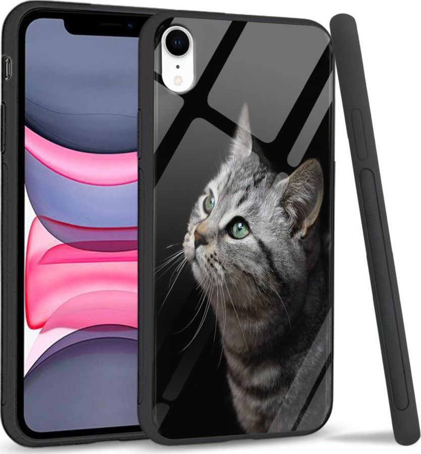 Super Fashion Etui na telefon Apple Iphone XR Premium Case My kitty friend 1