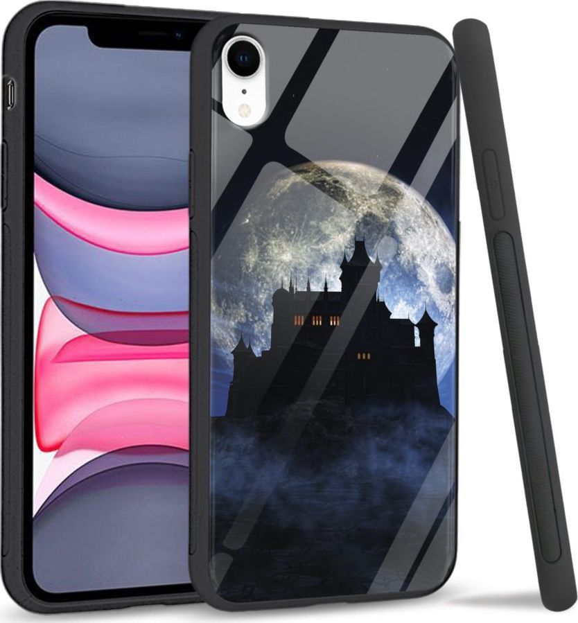 Super Fashion Etui na telefon Apple Iphone XR Premium Case Moon castle 1