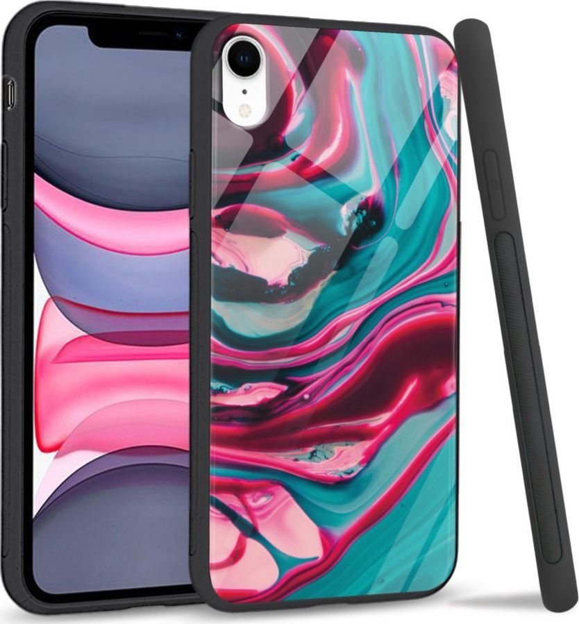 Super Fashion Etui na telefon Apple Iphone XR Premium Case Water color abstract 1