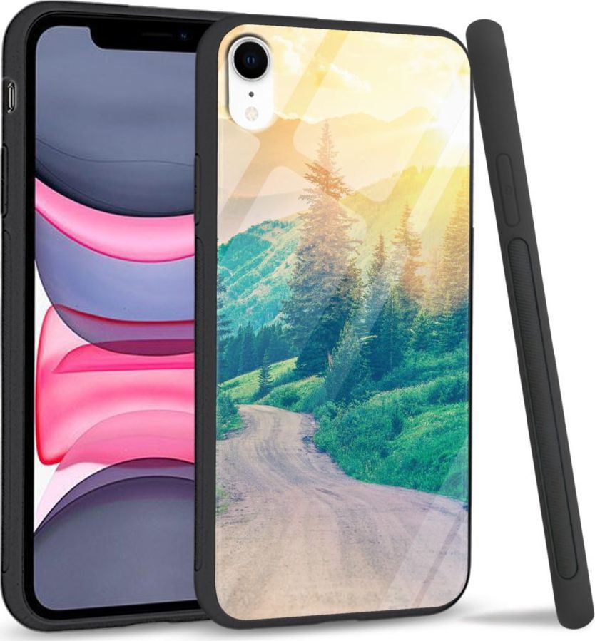 Super Fashion Etui na telefon Apple Iphone XR Premium Case Village roads 1