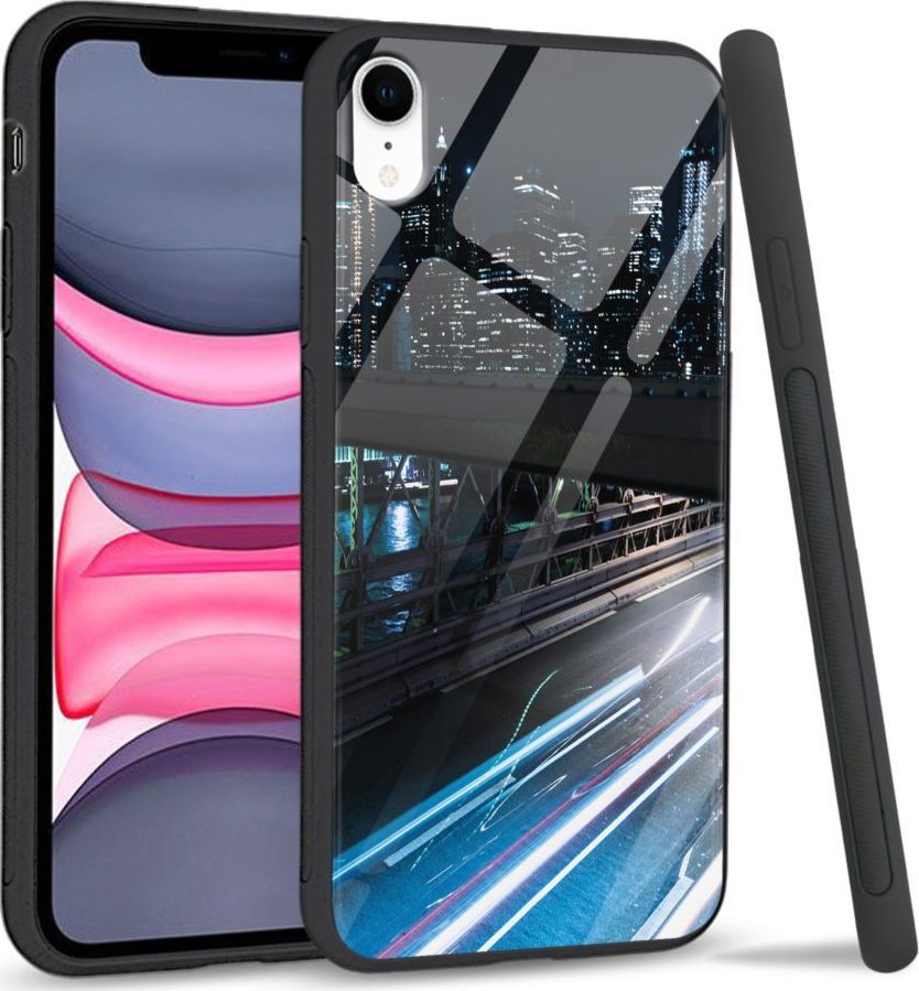 Super Fashion Etui na telefon Apple Iphone XR Premium Case Cityscape 1