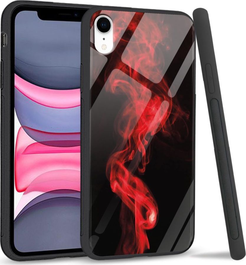 Super Fashion Etui na telefon Apple Iphone XR Premium Case Red smoke 1