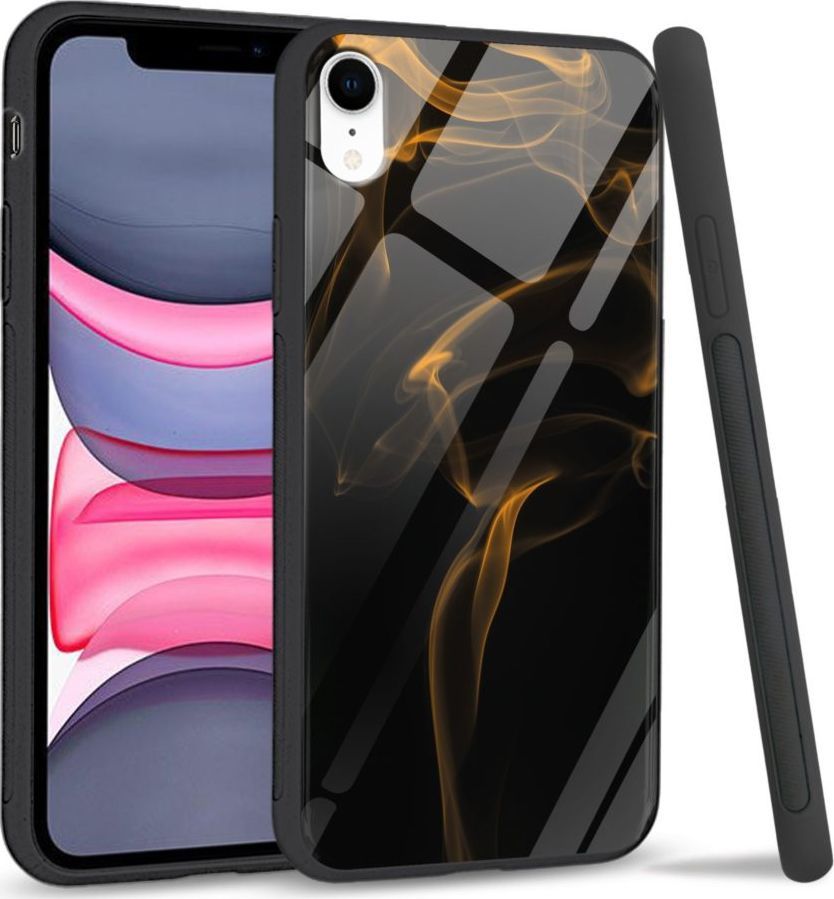 Super Fashion Etui na telefon Apple Iphone XR Premium Case Orange smoke 1