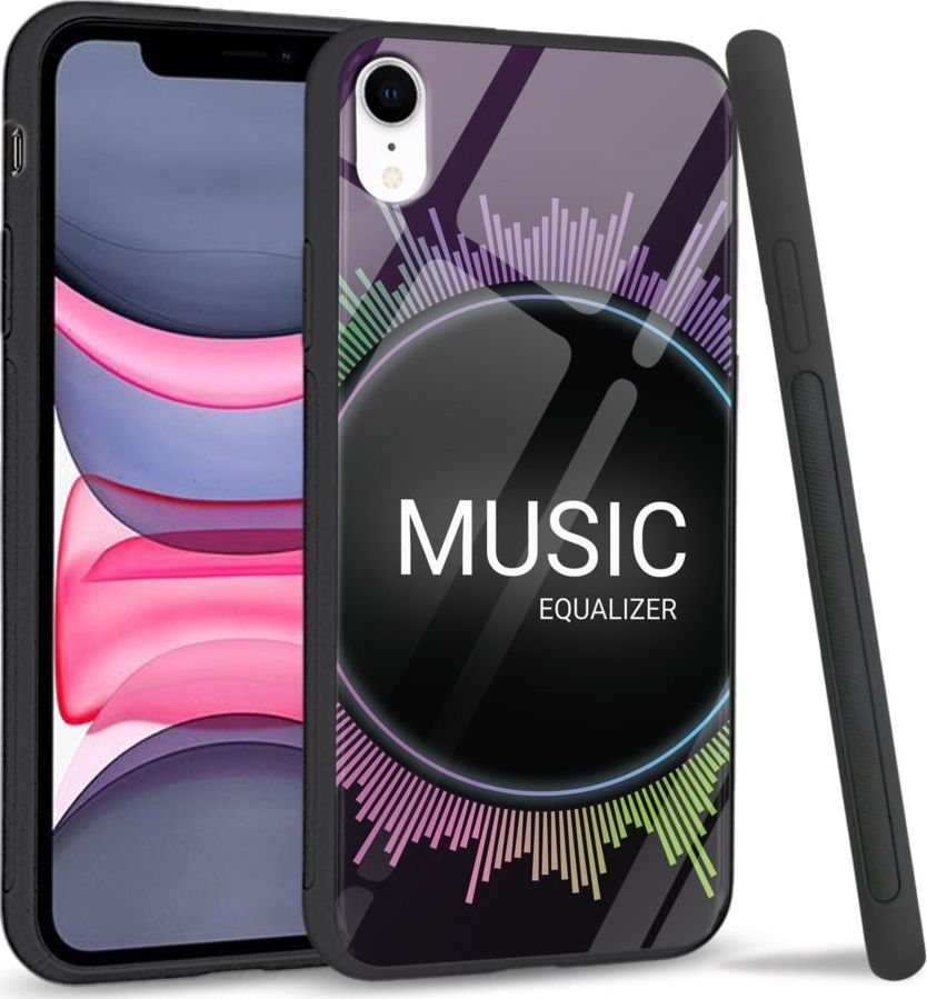Super Fashion Etui na telefon Apple Iphone XR Premium Case Music equalizer 1