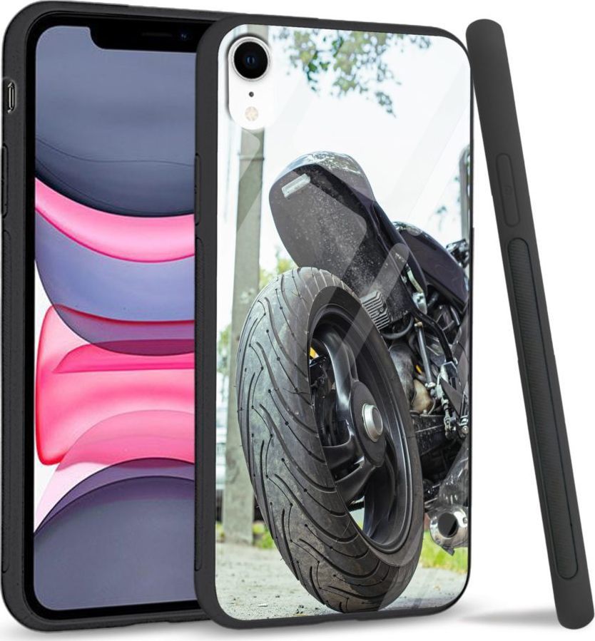 Super Fashion Etui na telefon Apple Iphone XR Premium Case Bike Tyre 1