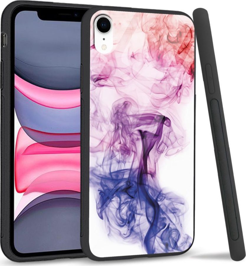 Super Fashion Etui na telefon Apple Iphone XR Premium Case Smoke abstract 1