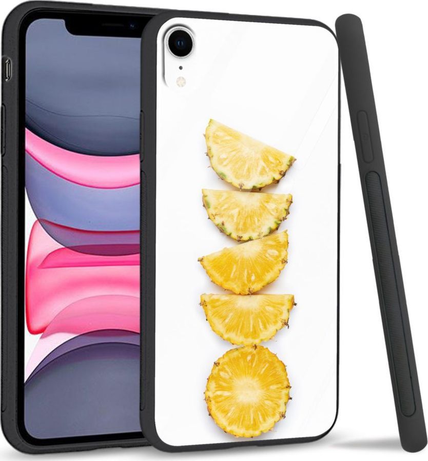 Super Fashion Etui na telefon Apple Iphone XR Premium Case Pineapple pieces 1