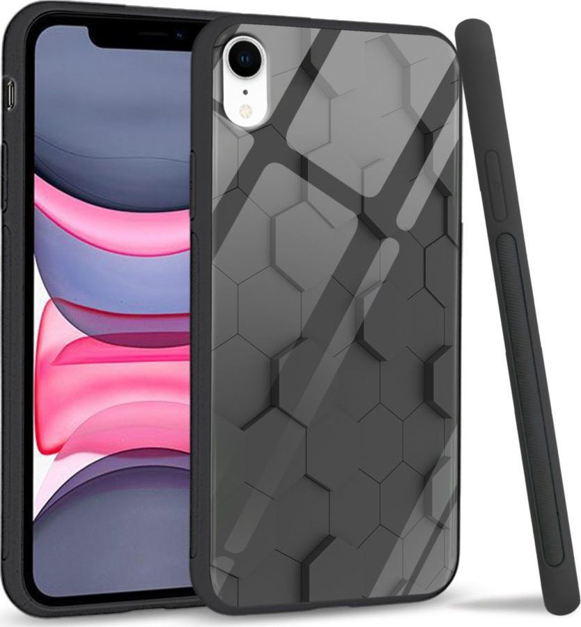Super Fashion Etui na telefon Apple Iphone XR Premium Case Honeycomb Pattern 1
