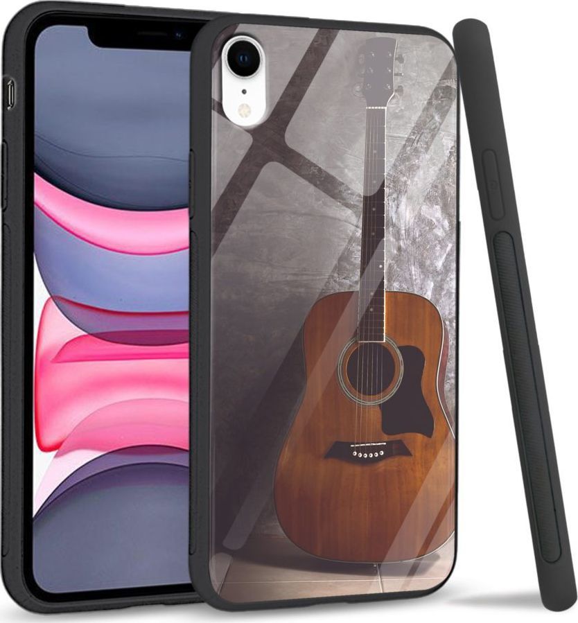 Super Fashion Etui na telefon Apple Iphone XR Premium Case Guitar 1