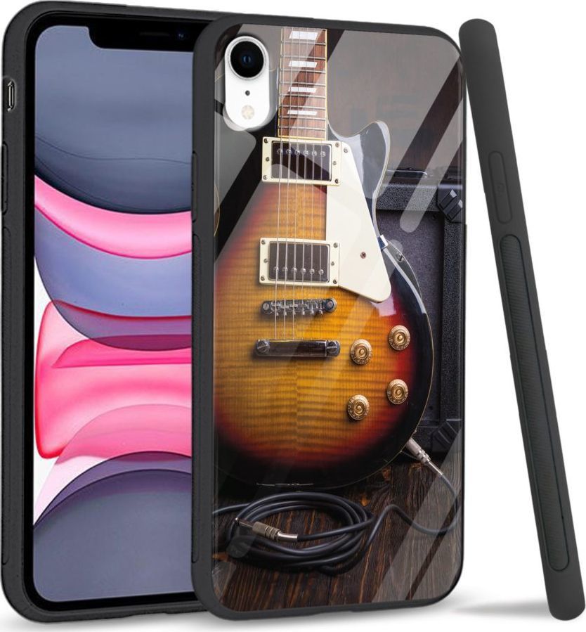 Super Fashion Etui na telefon Apple Iphone XR Premium Case Electric Guitar 1
