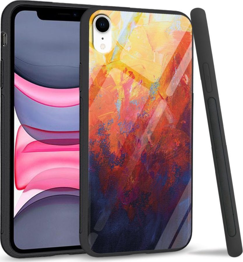 Super Fashion Etui na telefon Apple Iphone XR Premium Case Pastel Painting 1