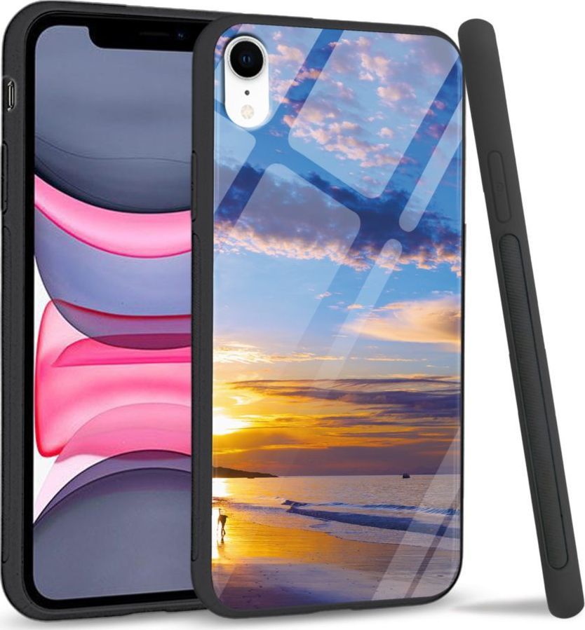 Super Fashion Etui na telefon Apple Iphone XR Premium Case Beach sky 1