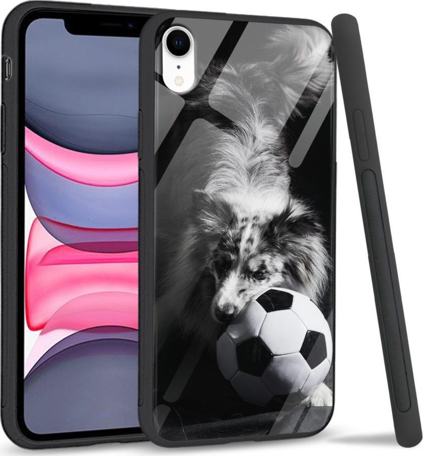 Super Fashion Etui na telefon Apple Iphone XR Premium Case Dog with ball 1