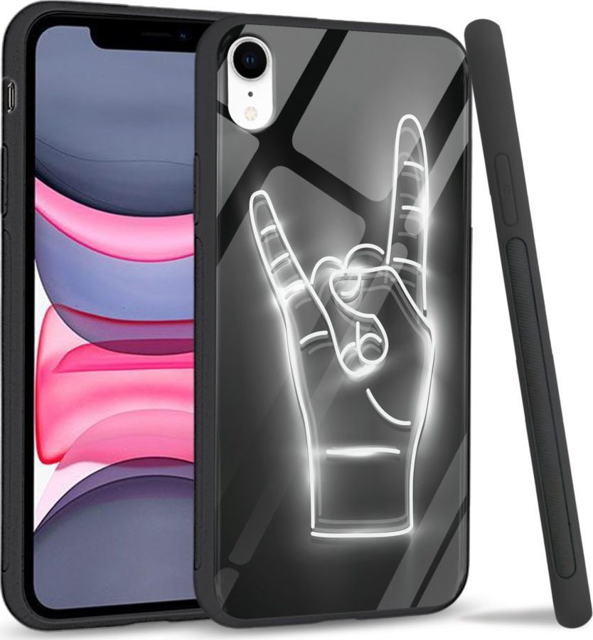 Super Fashion Etui na telefon Apple Iphone XR Premium Case We Rock 1