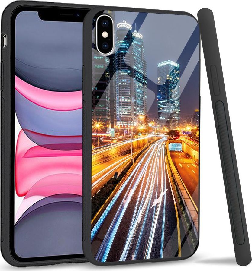 Super Fashion Etui na telefon Apple Iphone XS Max Premium Case Night City 1