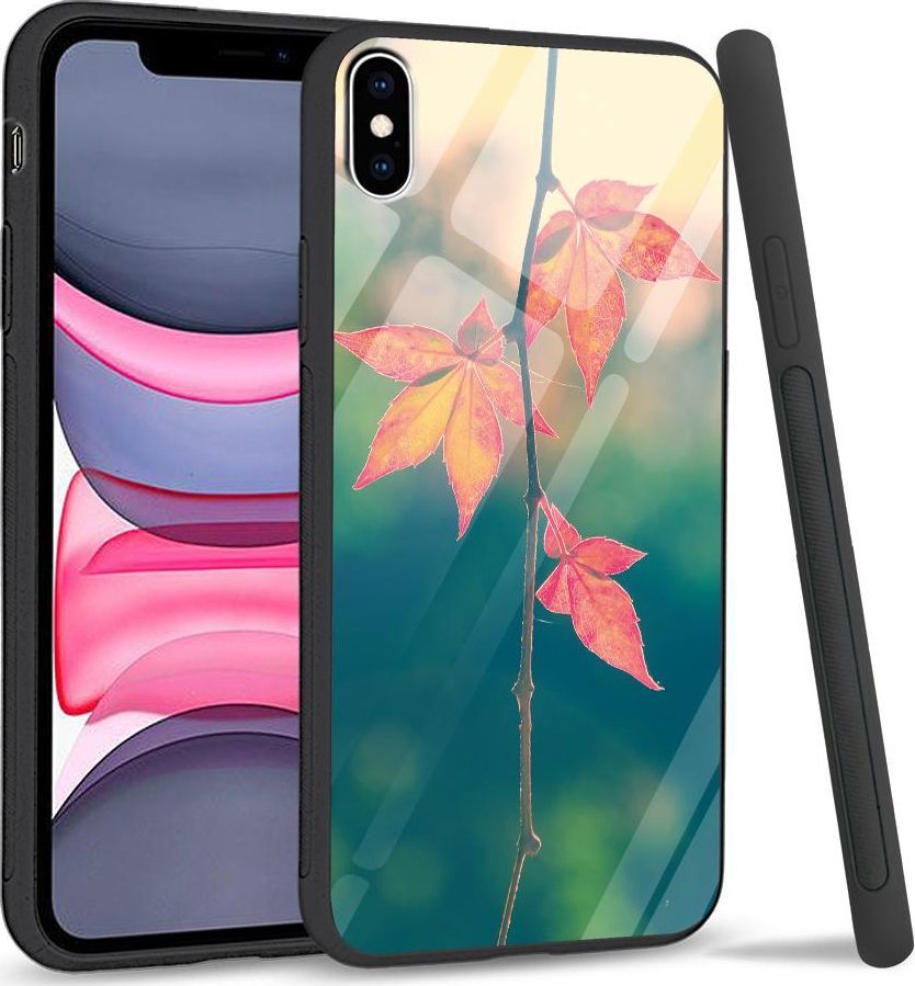 Super Fashion Etui na telefon Apple Iphone XS Max Premium Case Autumn Leaves 1