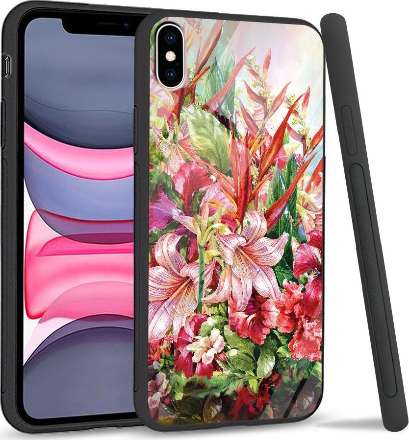 Super Fashion Etui na telefon Apple Iphone XS Max Premium Case Flowers 1