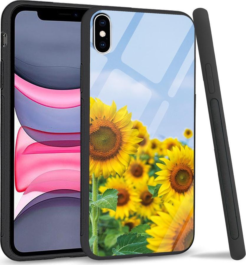 Super Fashion Etui na telefon Apple Iphone XS Max Premium Case Sunflowers 1