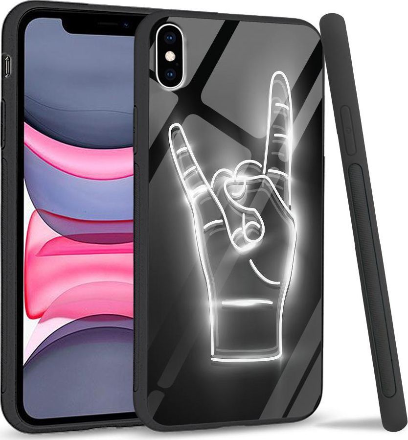 Super Fashion Etui na telefon Apple Iphone XS Max Premium Case We Rock 1