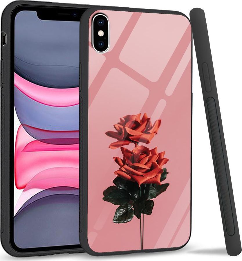 Super Fashion Etui na telefon Apple Iphone XS Max Premium Case Rose love 1