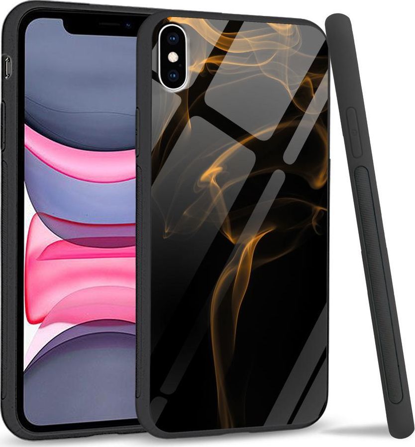 Super Fashion Etui na telefon Apple Iphone XS Max Premium Case Orange smoke 1