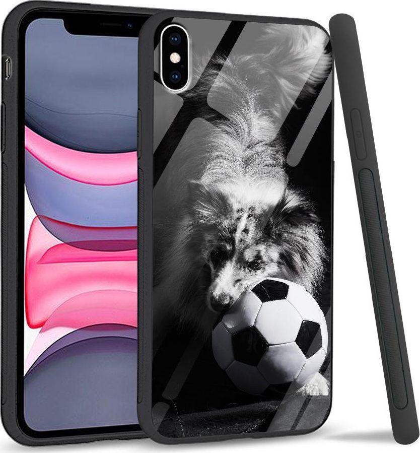 Super Fashion Etui na telefon Apple Iphone XS Max Premium Case Dog with ball 1