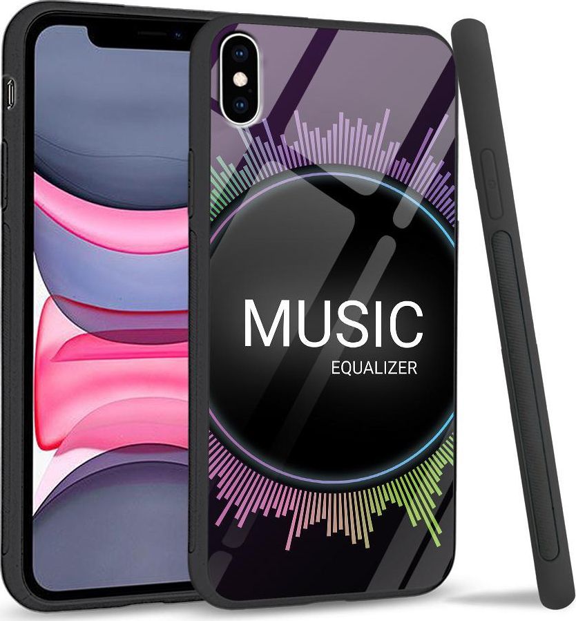 Super Fashion Etui na telefon Apple Iphone XS Max Premium Case Music equalizer 1