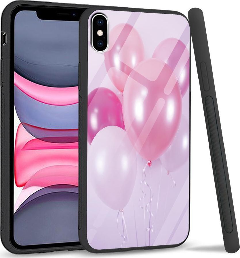 Super Fashion Etui na telefon Apple Iphone XS Max Premium Case Pink Balloons 1