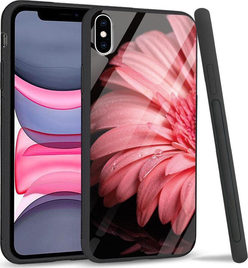 Super Fashion Etui na telefon Apple Iphone XS Max Premium Case Pink flower 1