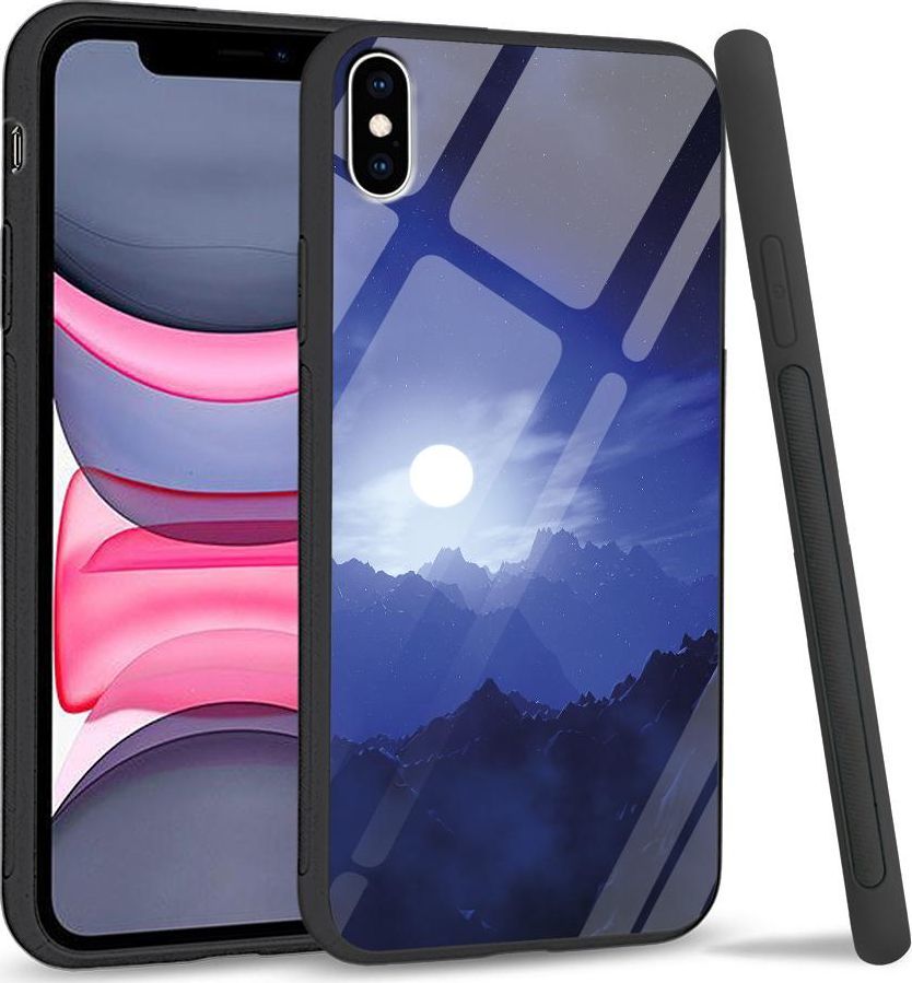 Super Fashion Etui na telefon Apple Iphone XS Max Premium Case Blue night 1