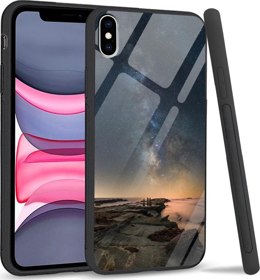 Super Fashion Etui na telefon Apple Iphone XS Max Premium Case Stary night rocks 1