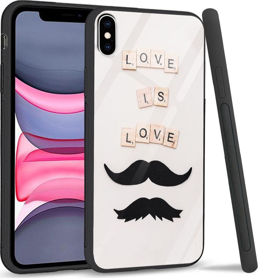 Super Fashion Etui na telefon Apple Iphone XS Max Premium Case Love is love 1