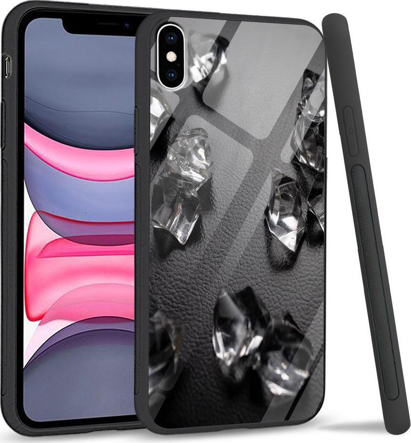 Super Fashion Etui na telefon Apple Iphone XS Max Premium Case Glass Cube 1