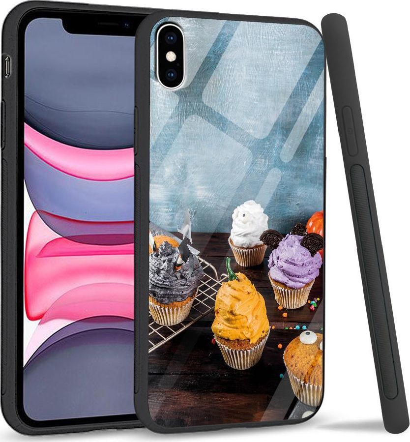 Super Fashion Etui na telefon Apple Iphone XS Max Premium Case Icecream cupcakes 1