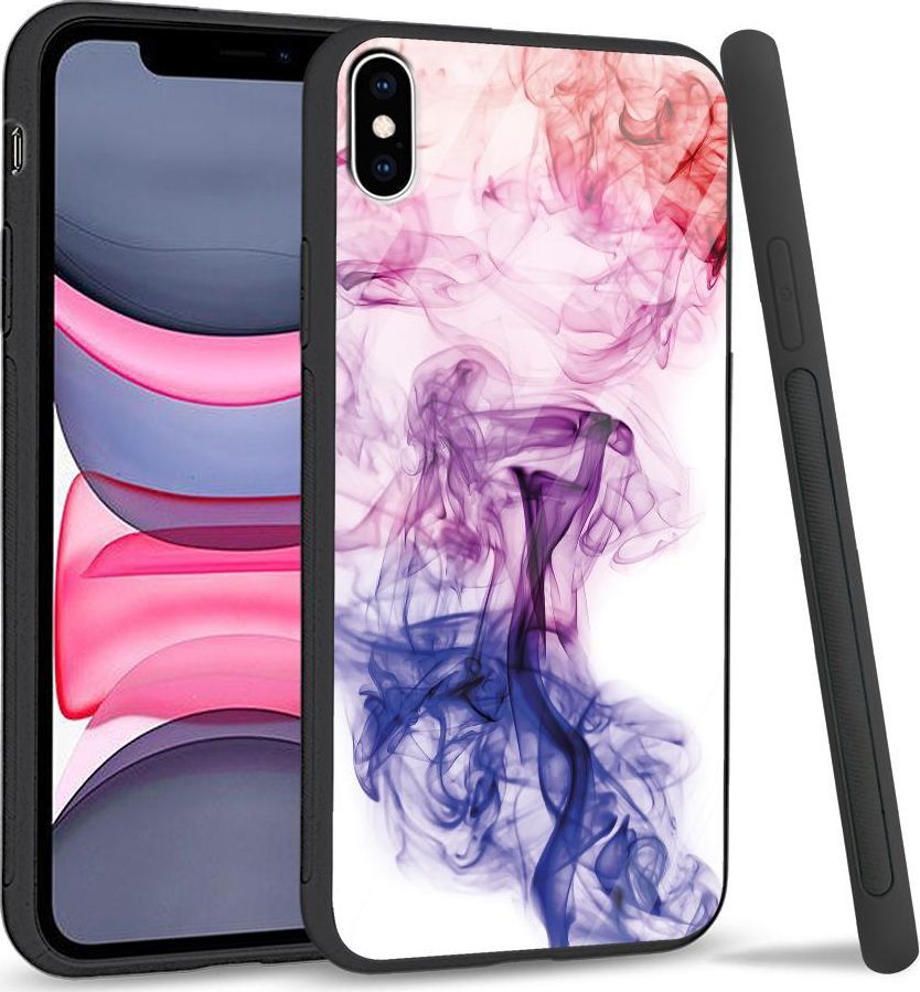 Super Fashion Etui na telefon Apple Iphone XS Max Premium Case Smoke abstract 1